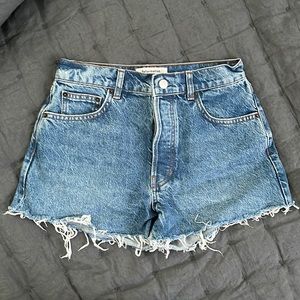 Reformation Charlie Denim Shorts Size 26